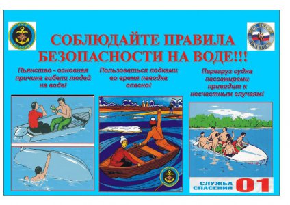 Правила безопасного поведения на воде
